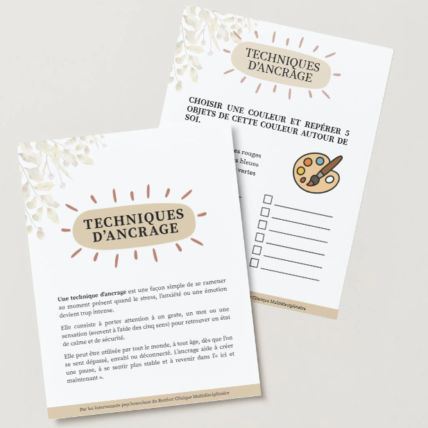 Les Outils Du Renfort - Techniques d'Ancrage